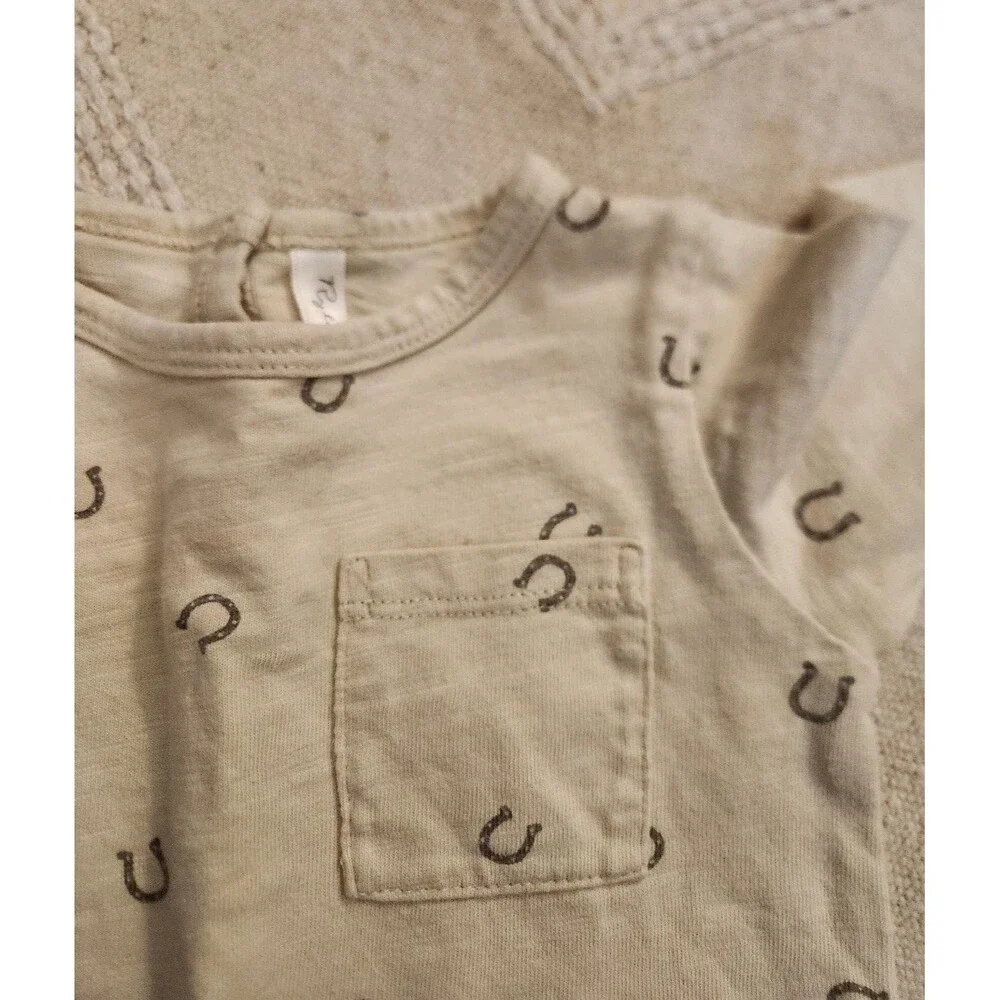 Rylee and cru dash romper horseshoes size 3-6 months
